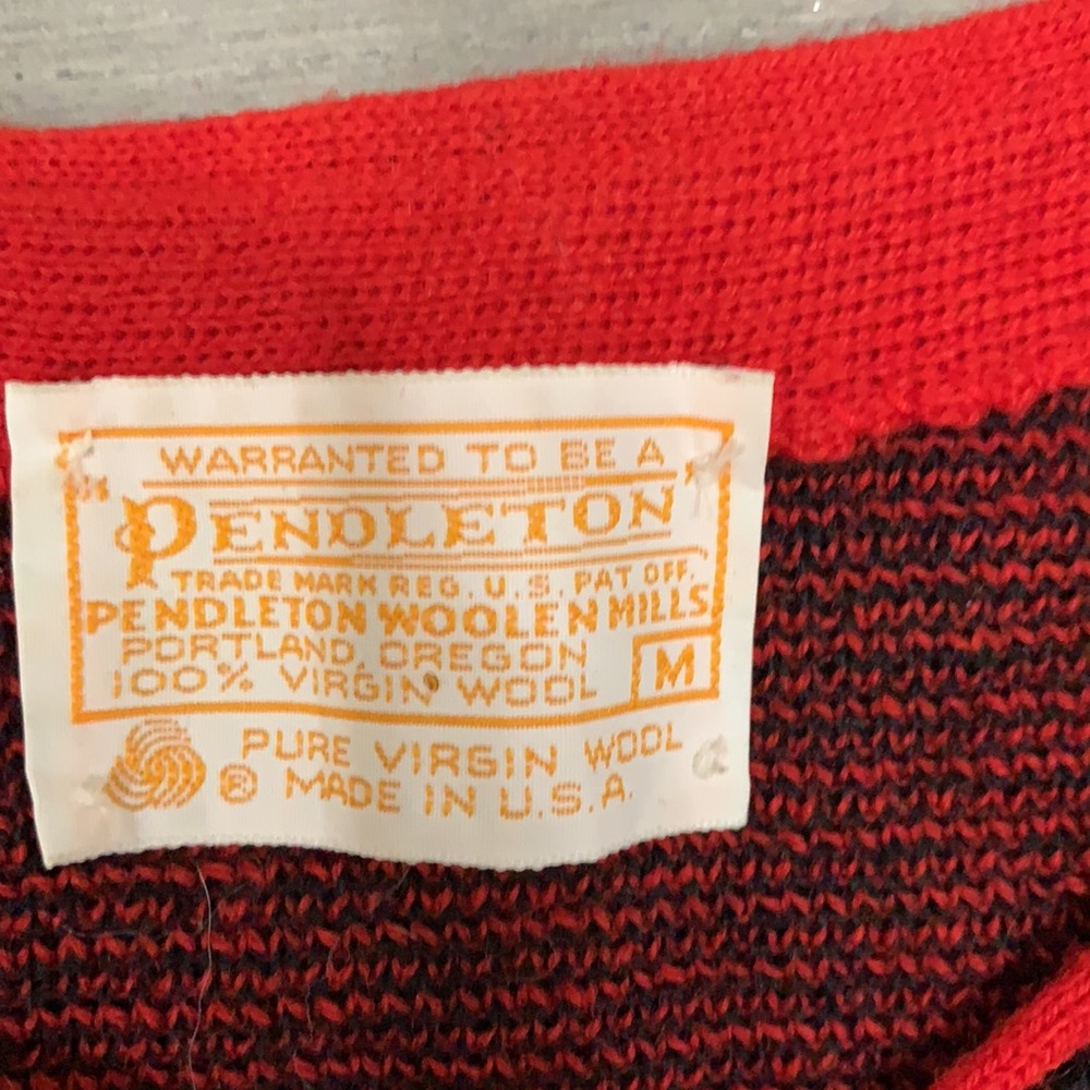 Vintage Pendleton Button up sweater - Picture 1 of 7